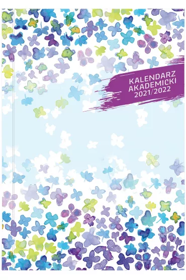 Wok� Nas Kalendarz 2021/2022 akademicki A5 tygodniowy PCV bezbarwny motyle