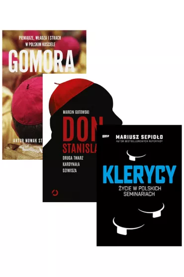 Pakiet: Gomora. W�adza, strach i pieni�dze w polskim Ko�ciele, Don Stanislao. Druga twarz kardyna�a Dziwisza, Klerycy. O �yciu w polskich seminariach - Marcin Gutowski, Stanis�aw Obirek, Mariusz Sepio�o, Artur Nowak