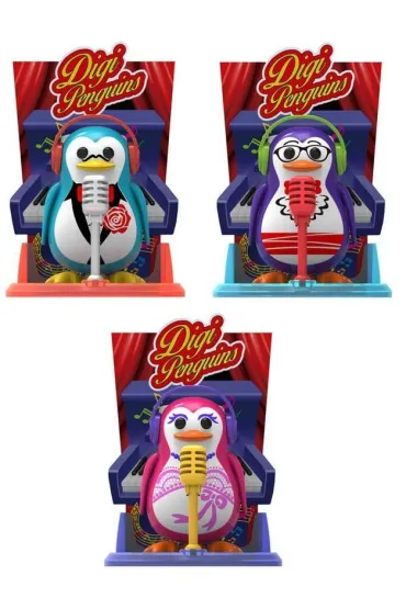Digipenguins z scen� kolor niebieski (88347) * Dumel - DigiBirds