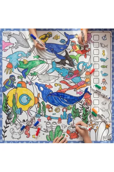 Mata sucho�cieralna Podwodny �wiat 100x100cm