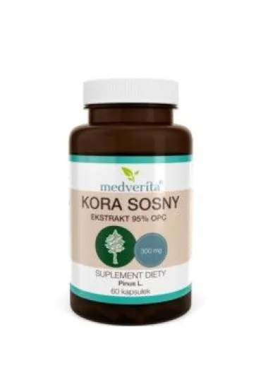 Medverita Kora Sosny Suplement diety 60 kaps.