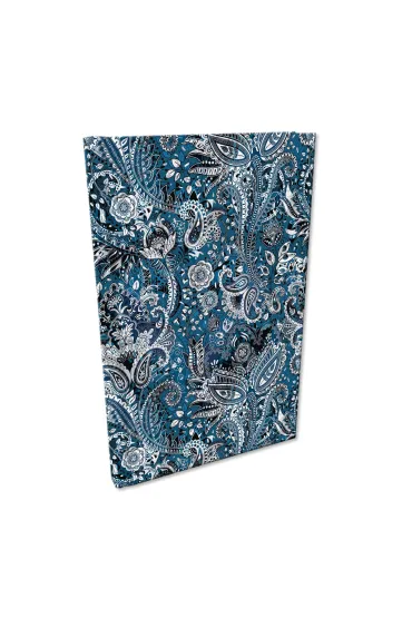 Bee-bee Notes A5 Soft Touch Ornament Blue kratka
