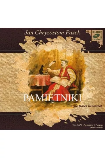 Audiobook Pami�tniki (aduiobook) CD - Jan Chryzostom Pasek