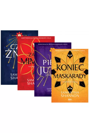 Pakiet Czas �niw. Tomy 1-4: Czas �niw, Zakon Mim�w, Pie�� jutra, Koniec maskarady - Samantha Shannon