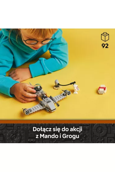 LEGO Star Wars Myliwiec N-1 Mando i Grogu 75410
