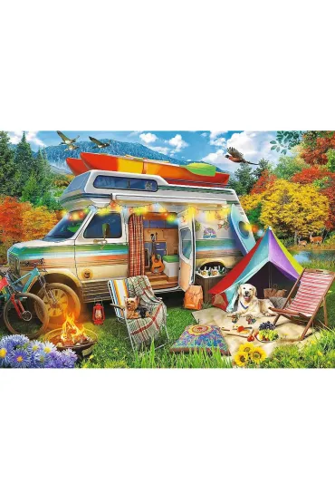 Puzzle 500 el. Tea Time: Kamper Trefl
