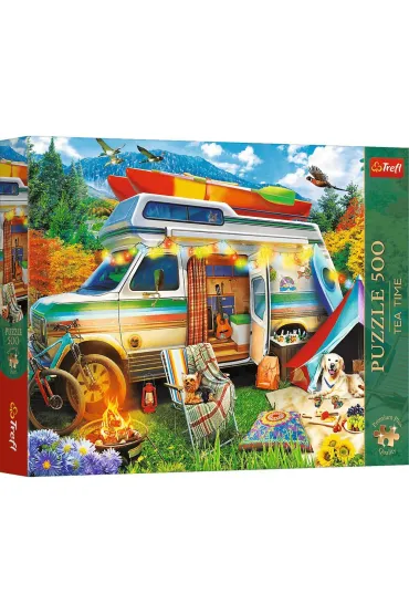 Puzzle 500 el. Tea Time: Kamper Trefl