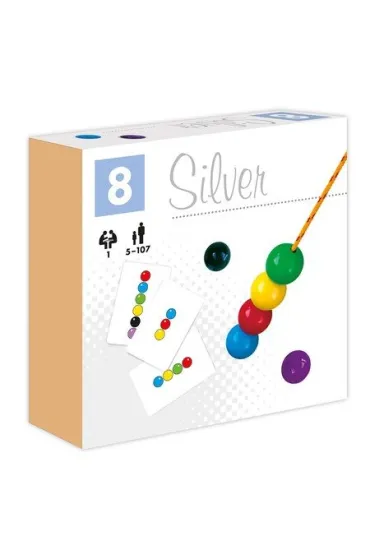 Kule na sznurku Silver ALEX