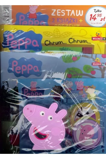 �winka Peppa Zestaw 2 ksi��ki + prezent