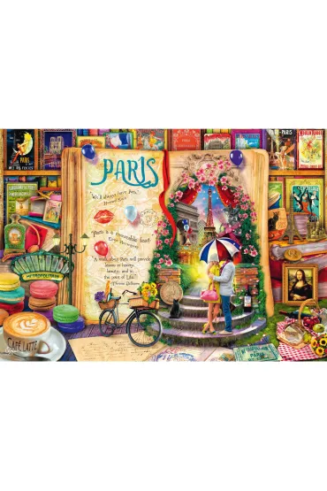 Puzzle PQ 1000 el. Wspomnienia z Pary�a / Francja Schmidt - Stewart  Aimee