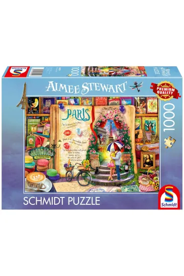 Puzzle PQ 1000 el. Wspomnienia z Pary�a / Francja Schmidt - Stewart  Aimee