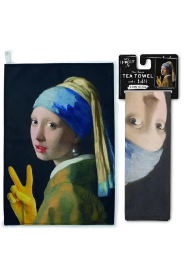 If Tea Towels r�cznik kuchenny Dziewczyna z per��