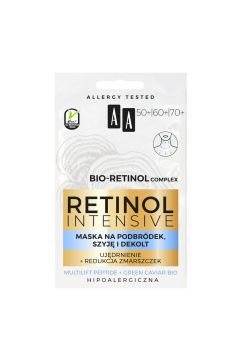 Aa Retinol Intensive maska na podbrdek szyj i dekolt ujdrnienie + redukcja zmarszczek 2 x 5 ml