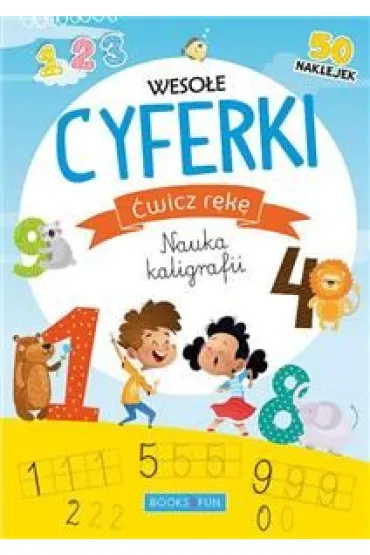 �wicz r�k�. Nauka kaligrafii. Weso�e cyferki