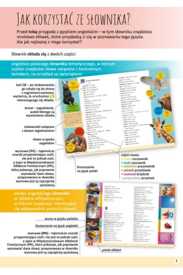 Id� do szko�y. Obrazkowy s�ownik angielsko-polski polsko-angielski - Monika Bigaj-Kisa�a