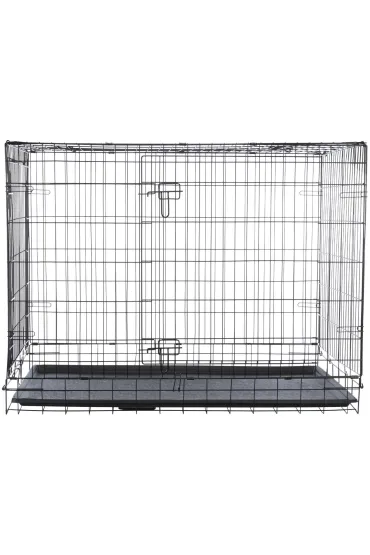 Trixie Klatka kennelowa, dla psa, czarna, XL: 116 x 86 x 77 cm