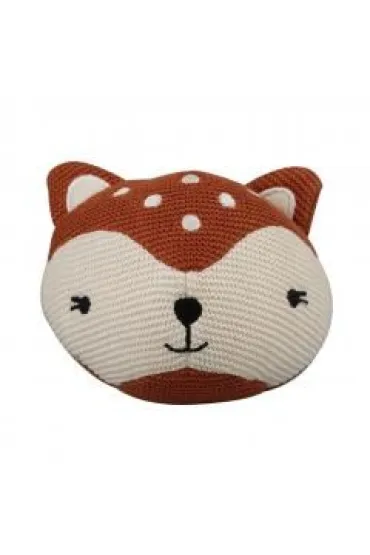 Pi�ka we�niana z grzechotk� Jelonek Barbo Toys