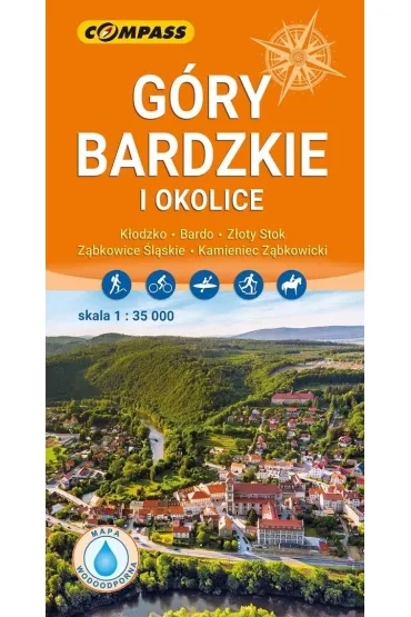 Mapa turystyczna - G�ry Bardzkie i okolice lamin.