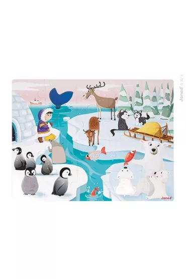 Puzzle sensoryczne Lodowa kraina Janod
