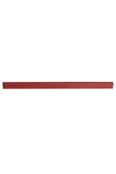 Pbs Listwa zaciskaj�ca DONAU, PVC, A4, 10mm, do 100 kartek, czerwona