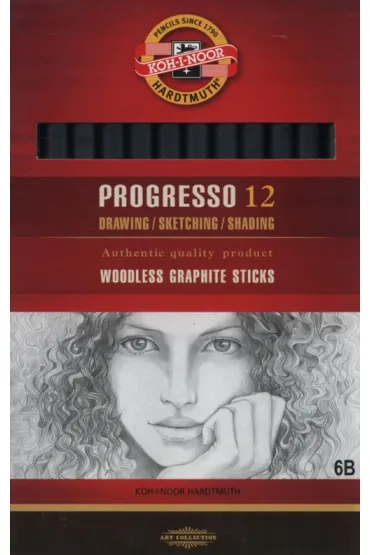 Koh-I-Noor O��wek grafitowy Progresso 8911/6B 12 szt.