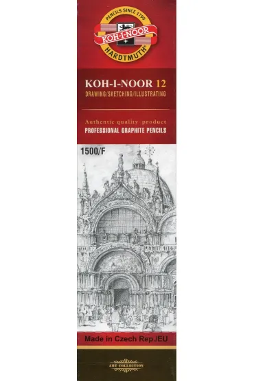 Koh-I-Noor O��wek grafitowy 1500/F 12 szt.