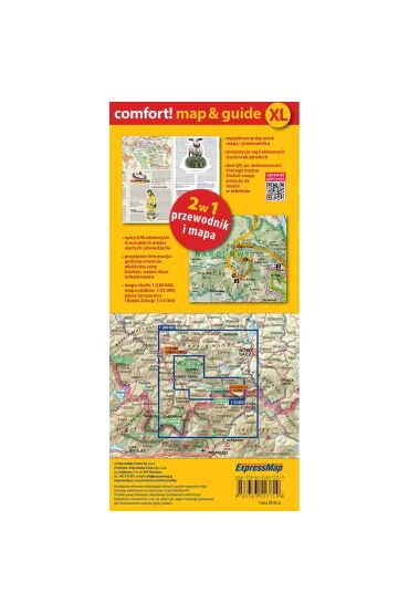 Pieniny i Gorce laminowany map&guide XL 2w1 przewodnik i mapa - Malwina Flaczy�ska, Artur Flaczy�ski