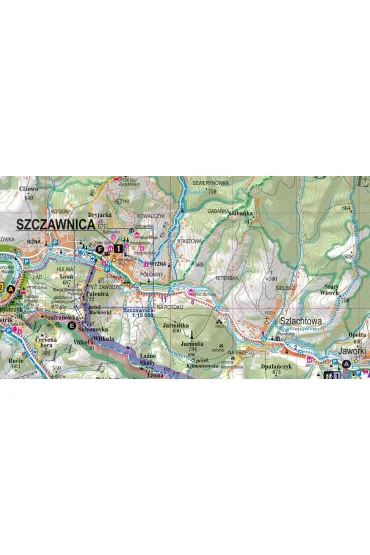 Pieniny i Gorce laminowany map&guide XL 2w1 przewodnik i mapa - Malwina Flaczy�ska, Artur Flaczy�ski