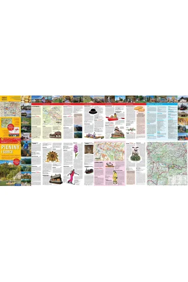 Pieniny i Gorce laminowany map&guide XL 2w1 przewodnik i mapa - Malwina Flaczy�ska, Artur Flaczy�ski