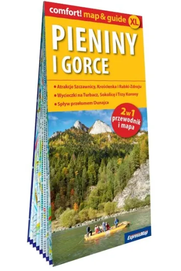 Pieniny i Gorce laminowany map&guide XL 2w1 przewodnik i mapa - Malwina Flaczy�ska, Artur Flaczy�ski