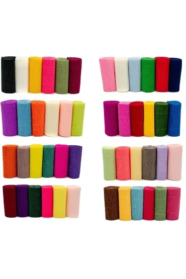 Aliga Krepina dekoracyjna 6 kolor�w 10x250cm 180g MIX