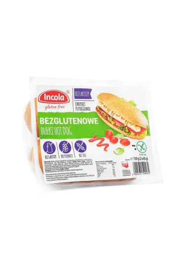 Incola Bu�ki Hot-Dog bezglutenowe 2 szt.