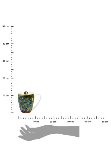 Duo Sp. z o.o. Porcelanowy kubek Van Gogh Irises 350 ml