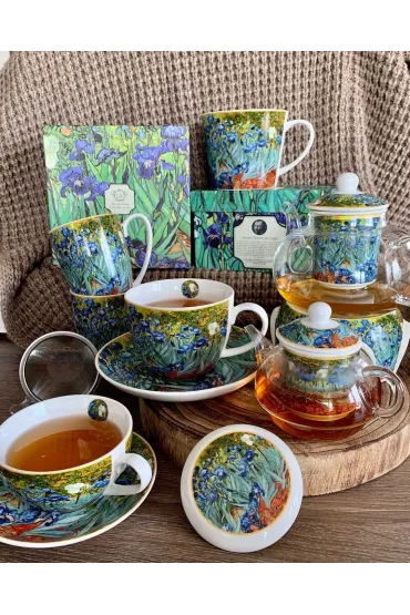 Duo Sp. z o.o. Porcelanowy kubek Van Gogh Irises 350 ml