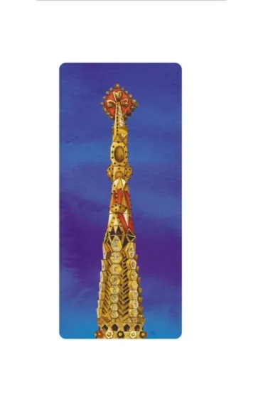 DaVinci Karnet 12x23cm + koperta Gaudi Torre S. Familia