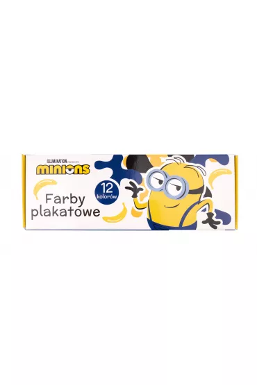 Beniamin Farby plakatowe Minionki 12 x 20 ml