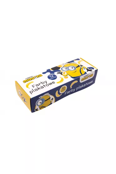 Beniamin Farby plakatowe Minionki 12 x 20 ml