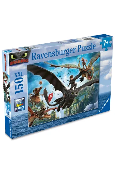 Puzzle dla dzieci 150 el. XXL Jak wytresowa� smoka Ravensburger