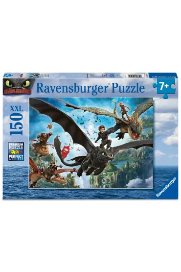 Puzzle dla dzieci 150 el. XXL Jak wytresowa� smoka Ravensburger