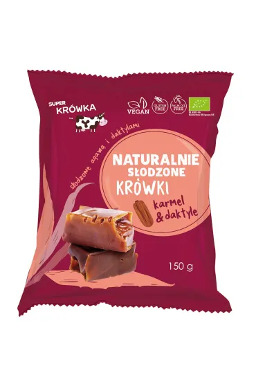 Super Kr�wka Kr�wki s�odzone agaw� i daktylem Zestaw 4 x 150 g Bio