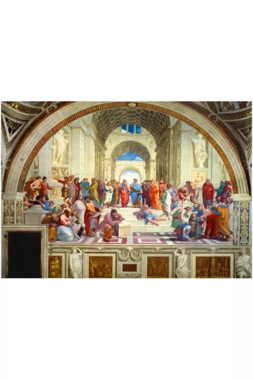 Puzzle 1000 el. Szko�� Ate�ska, Raphael, 1511 Bluebird Puzzle