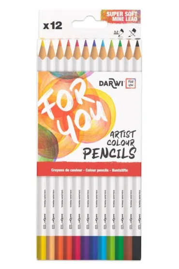 Darwi Kredki o��wkowe 12 kolor�w