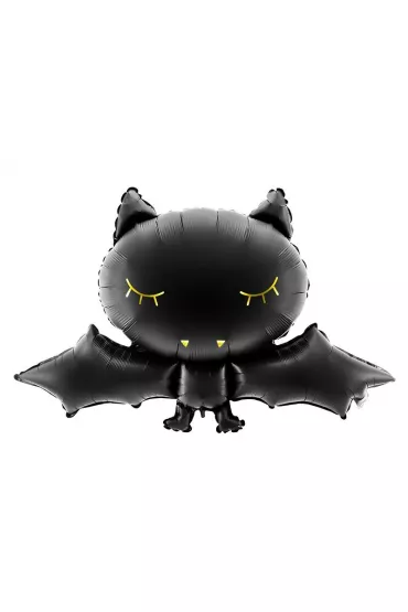 PartyDeco Balon foliowy Nietoperz 80x52cm