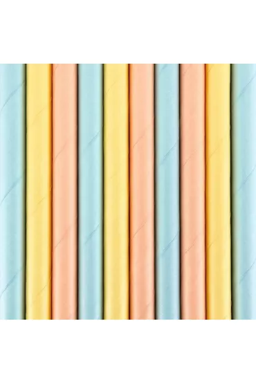 PartyDeco S�omki papierowe Summer time 19.5cm 10 szt.