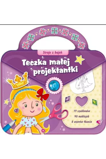 Teczka ma�ej projektantki fiolet 2. Stroje bajek