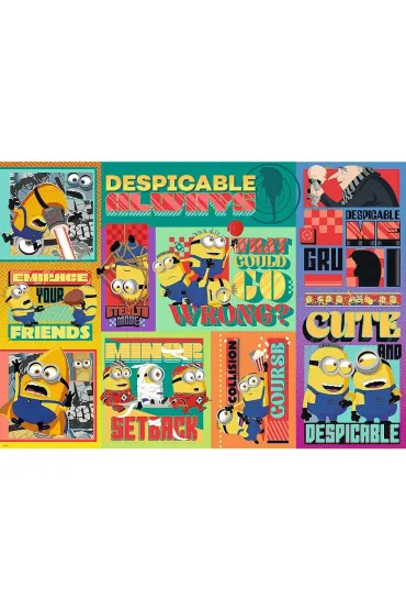 Puzzle 1000 el. Szalone przygody Minionk�w Trefl
