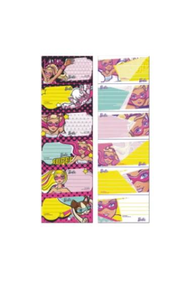 Starpak Naklejki na zeszyty Barbie (337469) 25szt