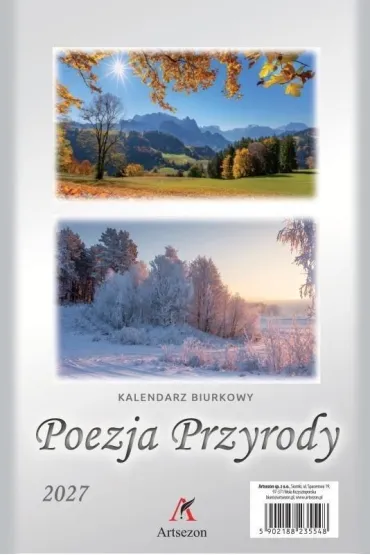 Kalendarz 2027 biurkowy ze zdj�ciami A5 MIX