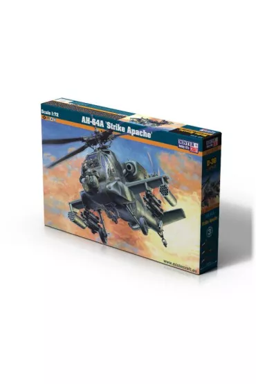 Model helikoptera do sklejania AH-64A Strike Apache 1:72 + farby, klej SD-36 Olymp Aircraft