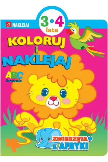 Koloruj i naklejaj. Zwierz�ta z Afryki